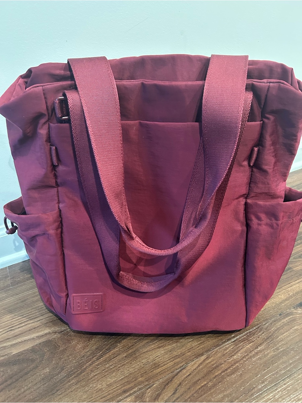 BEIS Sport Tote Burgundy - Picture 10 of 10